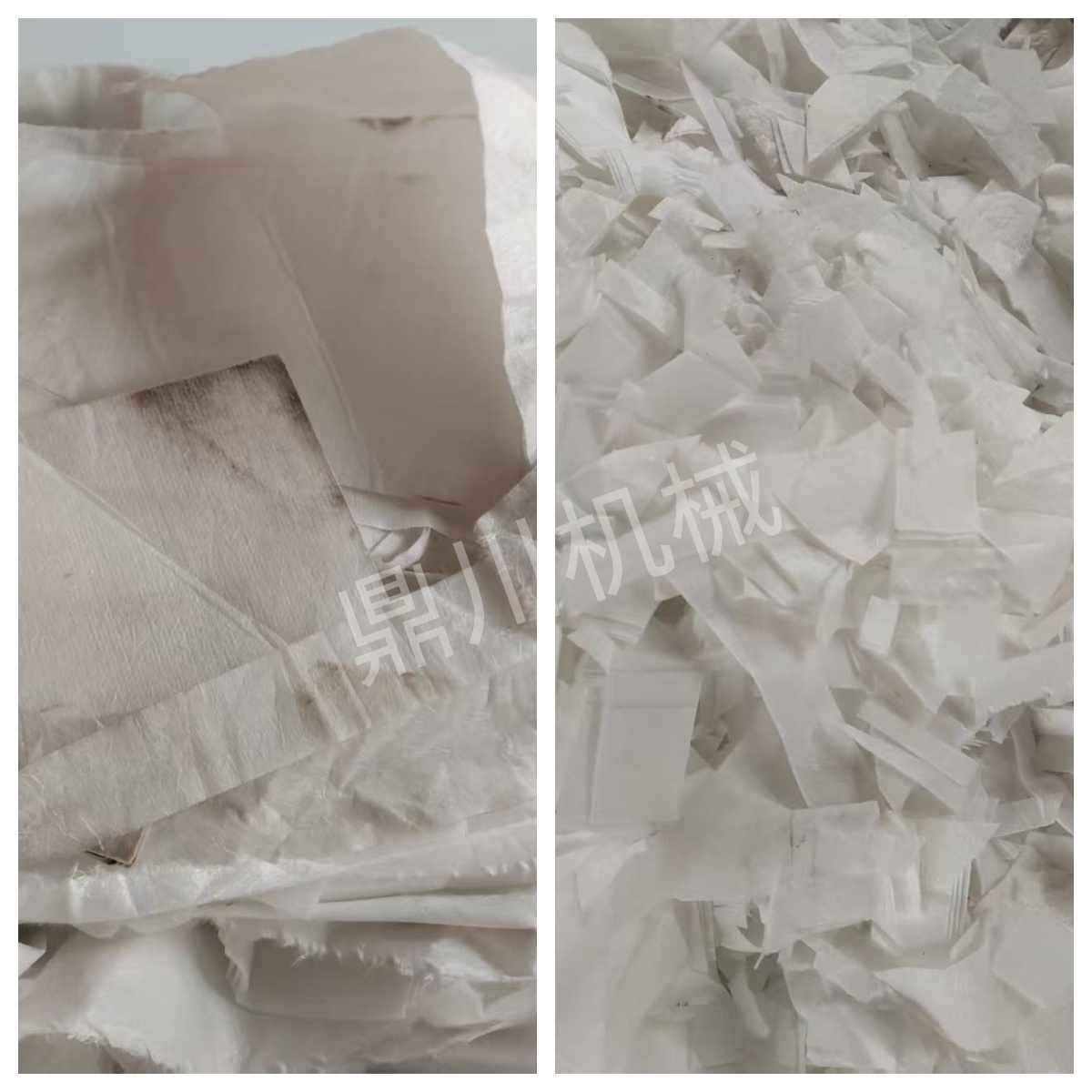 腈綸切斷效果對比