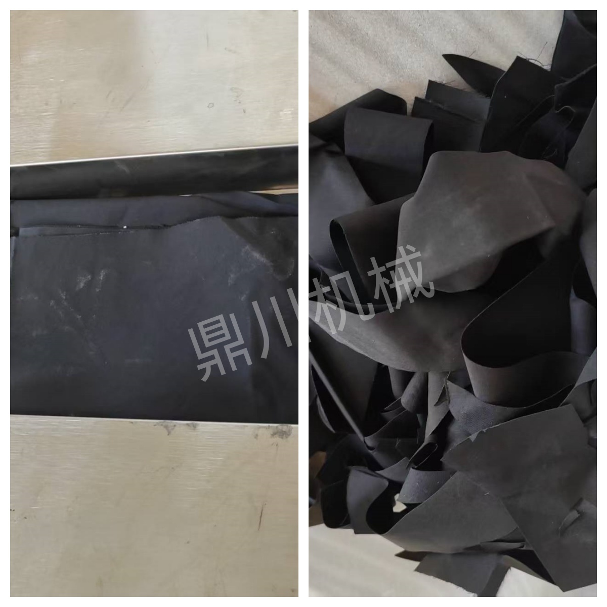 電極片切斷效果對比